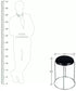 Steel Bar Stool with Cushion Seat for Salon, home, office