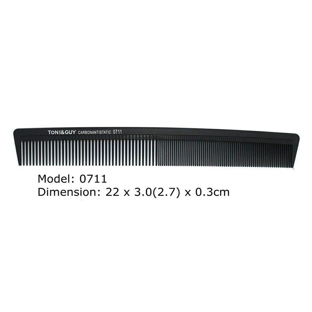Termax Carbon Antistatic Hair Comb- Black (pack of 1)