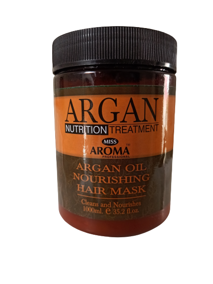 Argan Nutrition Treatment Process Argan Oil Nourishing Hair Mask, Hair Spa Cream - 1000 ml
