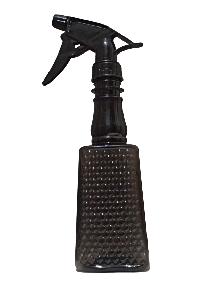 Dotted water spray trigger bottle for salon/ barber , Barber Water spray bottle, barber mist sprayer Black Color