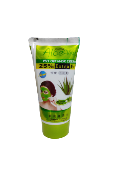 Eeco's Aroma Aloevera Peel Off Mask -  130 g + 25% Extra Free ( Pack of 1)