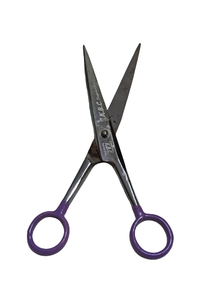 KBC Professional Salon Barber Hair Cutting Scissor Carbon Steel Used for Hair Cutting & Styling 6 inches