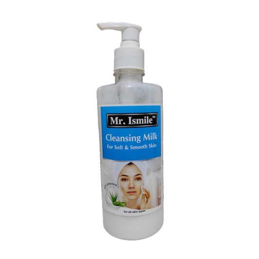 Mr. Smile Cleansing Milk for Soft and Smooth Skin- 500 ml ( pack of 1)