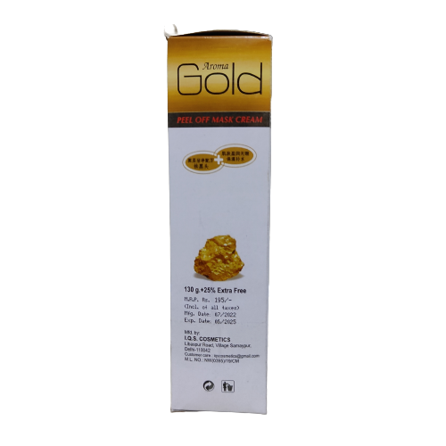 Eeco's Aroma Gold Peel Off Face Mask - 130 g + 25% extra