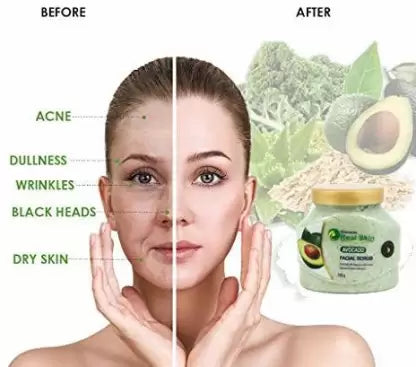Glamsure Real Skin Avocado facial Scrub