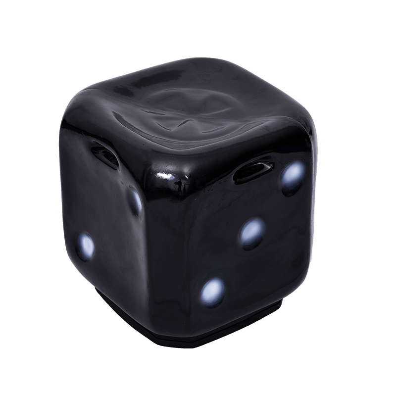 Plastic Ludo Dice Stool for Parlor / Cube Seating Stool (Pack of 1)