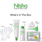 Nisha Cream Hair Color, Easy To Use No Ammonia Hair Colour 120 ml Burgundy 3.16 (Pack of 1)