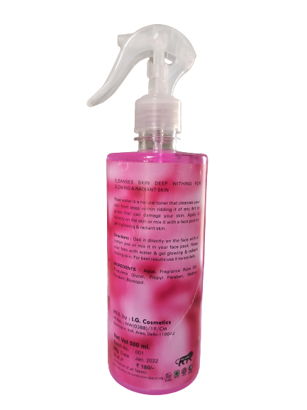 Natural Glow Aroma Premium Rose Water- Gulabjl- 500 ml
