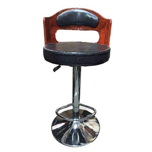 Round Hydraulic Stool with backseat for salon and parlor, Round Hydraulic Chair for Salon and Beauty Parlor