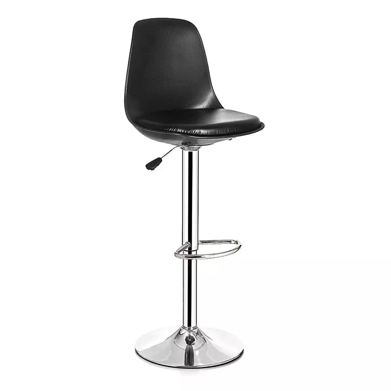 Hydraulic Metal Bar Stool , Height Adjustable Hydraulic Stainless Steel Stool for Salon, Parlor and Offices , Hair Cutting Chair/Stool