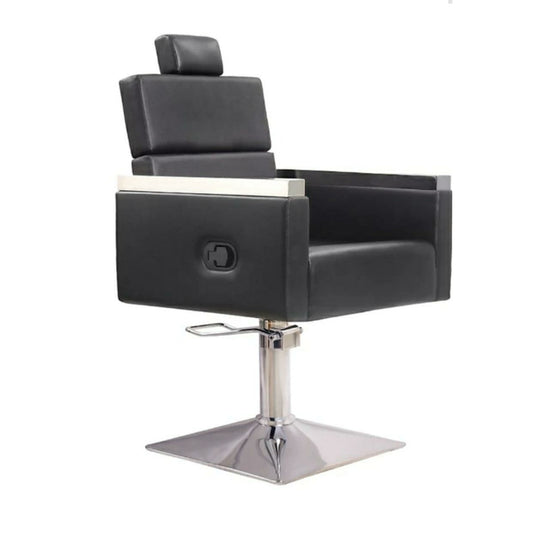 Salon Chair, Beauty Parlor Chair, Barber Chair, Salon Hydraulic Chair, Makeover Chair with Push Back System & Hydraulic System