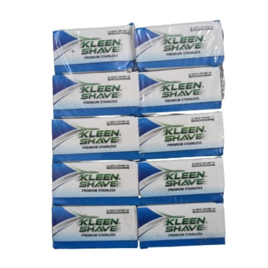 Kleen Shave Blade, Premium Stainless Blades for smooth shave- 500 Blades