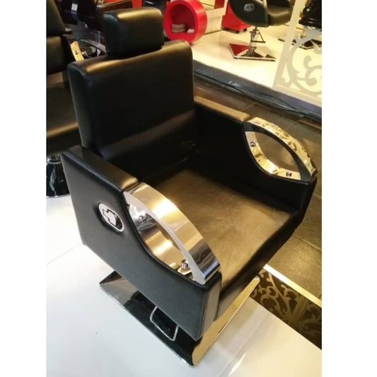 Makeup Salon Chair, Barber chair with Height Adjustable Hydraulic Base and Seat Recliner