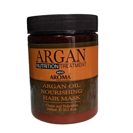 Argan Nutrition Treatment Process Argan Oil Nourishing Hair Mask, Hair Spa Cream - 1000 ml