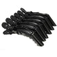 Crocodile clips, hair clip, section clip, hair styling sectioning crocodile salon curl hairpin plastic clips set Hair Clip  (Black) ( pack of 6)