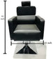 Salon Chair, Beauty Parlor Chair, Barber Chair, Salon Hydraulic Chair, Makeover Chair with Push Back System & Hydraulic System