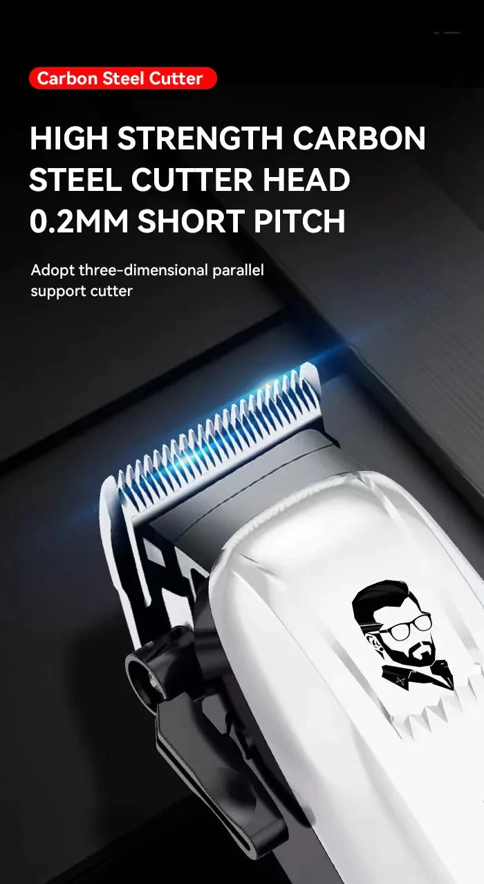 Kemei PG809A Hair Clipper, barber electric hair trimmer for men, professional cordless hair cutting machine- (Pack of 1)